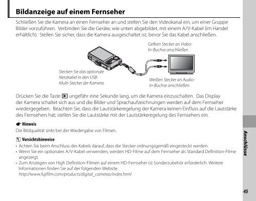 Handbuch FINEPIX JZ300 - Digitalkameras