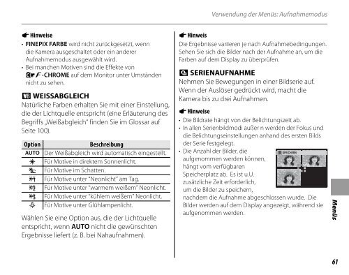 Handbuch FINEPIX JZ300 - Digitalkameras