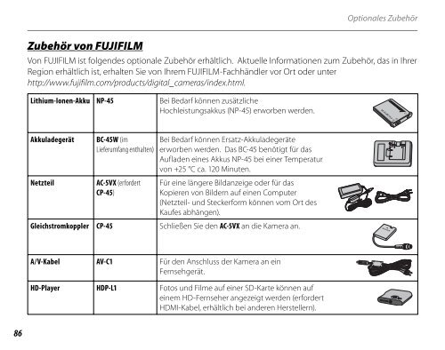 Handbuch FINEPIX JZ300 - Digitalkameras