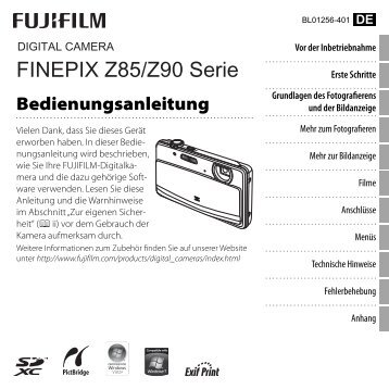 Handbuch FINEPIX Z90