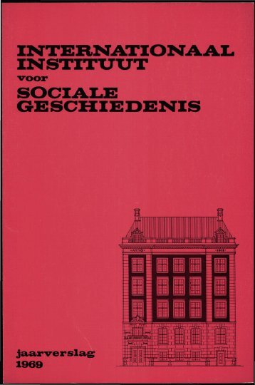 INTERNATIONAAL INSTITUUT - International Institute of Social History