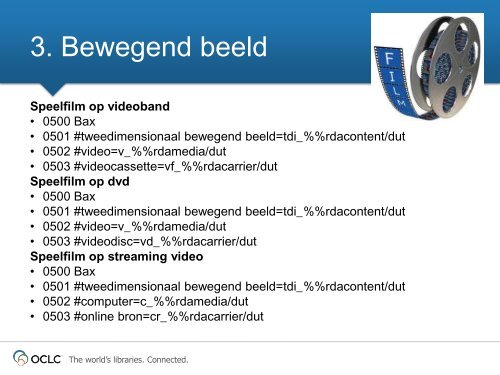 Type inhoud, medium en drager in het GGC - OCLC