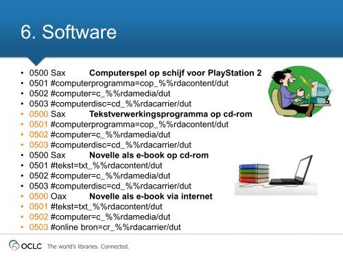 Type inhoud, medium en drager in het GGC - OCLC