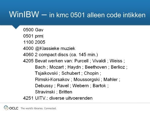 Type inhoud, medium en drager in het GGC - OCLC