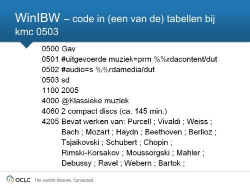 Type inhoud, medium en drager in het GGC - OCLC