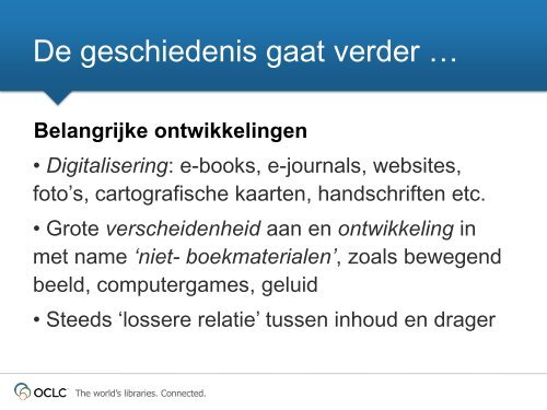 Type inhoud, medium en drager in het GGC - OCLC