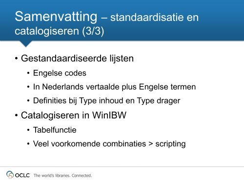 Type inhoud, medium en drager in het GGC - OCLC