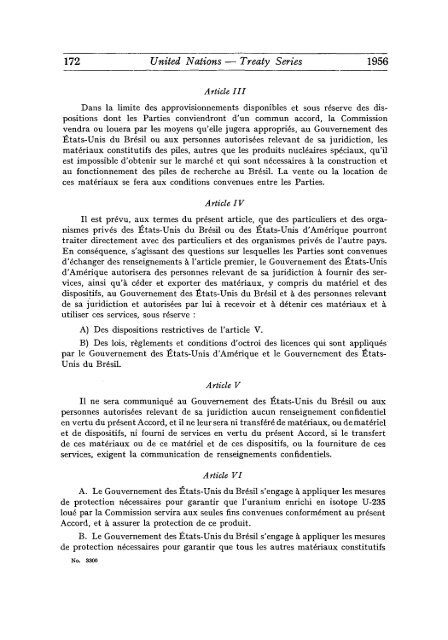 Treaty Series Recueil des Traites - United Nations Treaty Collection