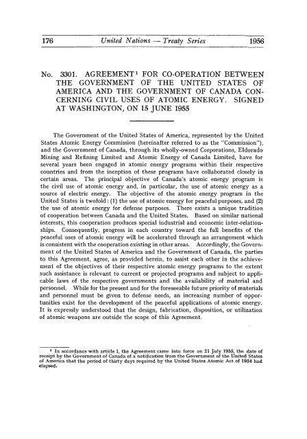 Treaty Series Recueil des Traites - United Nations Treaty Collection