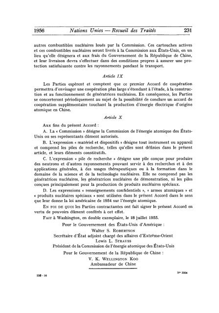 Treaty Series Recueil des Traites - United Nations Treaty Collection