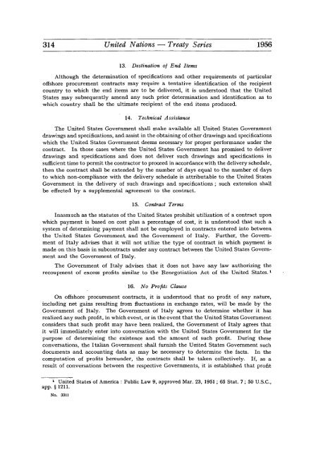 Treaty Series Recueil des Traites - United Nations Treaty Collection