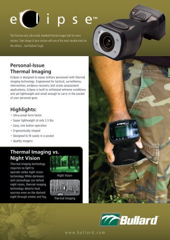 Thermal Imaging vs. Night Vision - Bullard