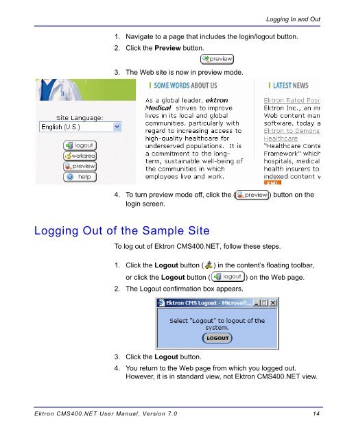 Ektron CMS400.NET User Manual