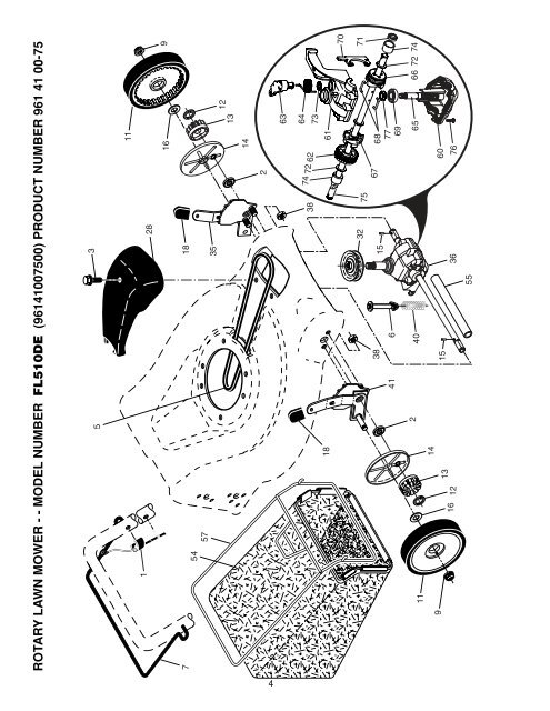 IPL, Flymo, FL510 DE, 96141007500, 2006-03, Lawn Mower