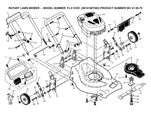 IPL, Flymo, FL510 DE, 96141007502, 2007-07, Lawn Mower