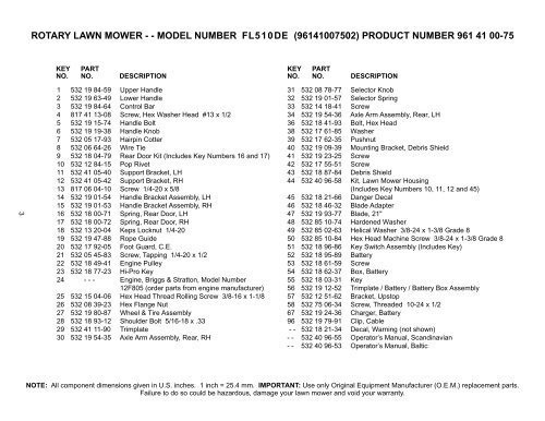 IPL, Flymo, FL510 DE, 96141007502, 2007-07, Lawn Mower