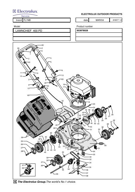 IPL Flymo Lawnchief 400 PD 953878028 2004 03 Lawn Mower