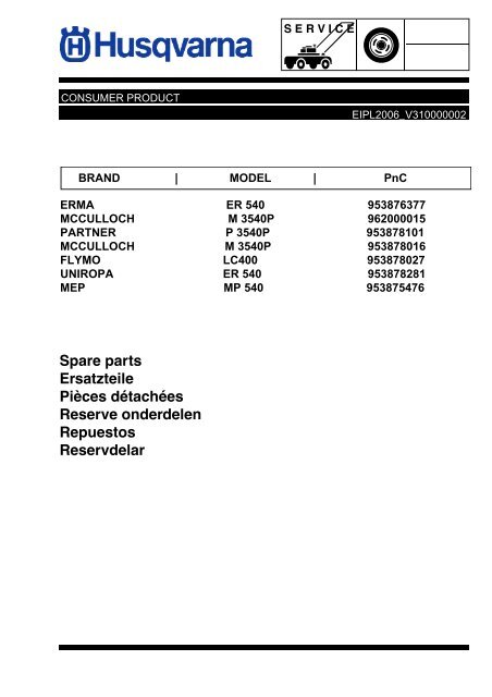 IPL, Flymo, LC400, 953878027, 2006-09, Lawn Mower