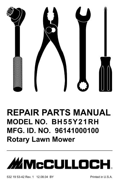 Mcculloch lawn mower manual deals