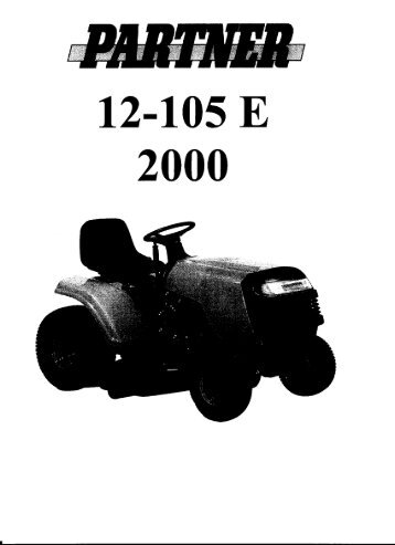 IPL, Partner, P12-105E, 954120004, 2000-01, Tractor