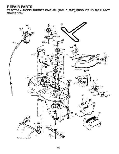 IPL, Partner, P145-107H, 96011018700, 2006-04, Tractor