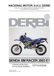 Derbi Rambla 125 / 250 ccm 4-takt E3