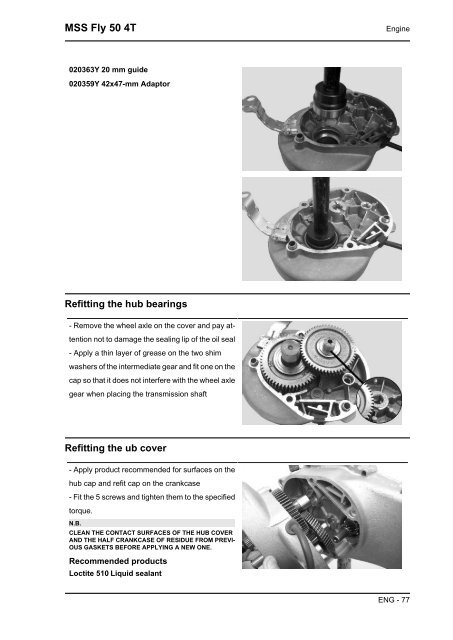 Piaggio Fly 4T servicemanual - Scootergrisen