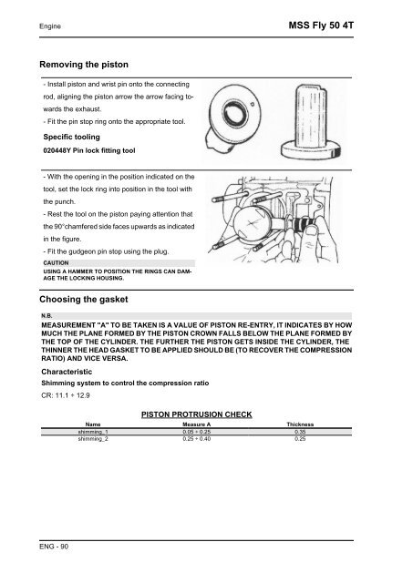 Piaggio Fly 4T servicemanual - Scootergrisen