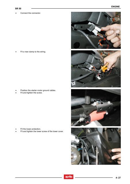 Aprilia SR 50 servicemanual - Scootergrisen