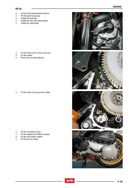 Aprilia SR 50 servicemanual - Scootergrisen