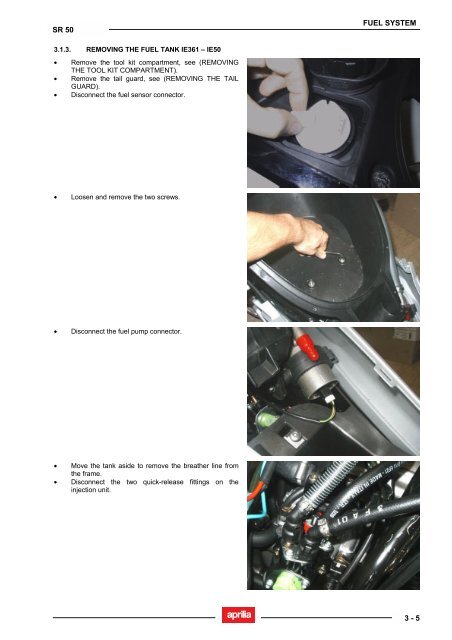 Aprilia SR 50 servicemanual - Scootergrisen