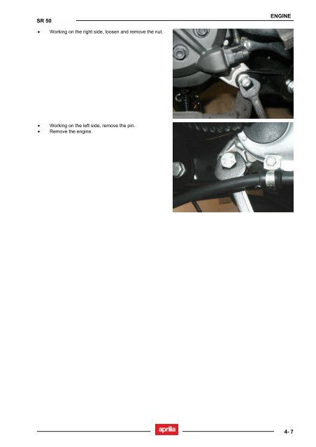 Aprilia SR 50 servicemanual - Scootergrisen