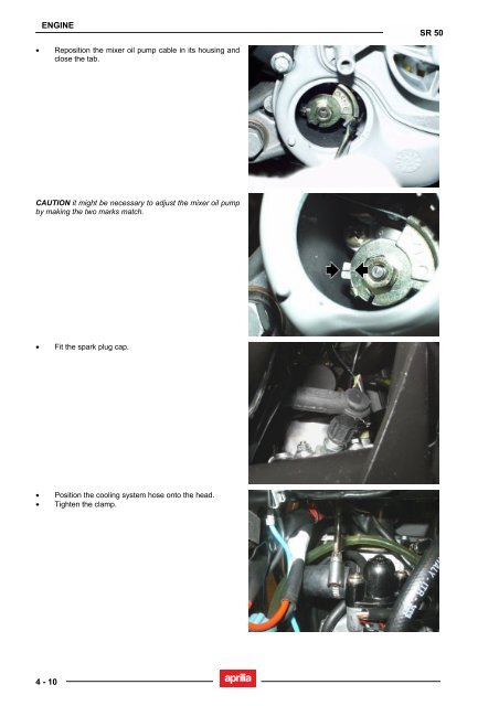 Aprilia SR 50 servicemanual - Scootergrisen