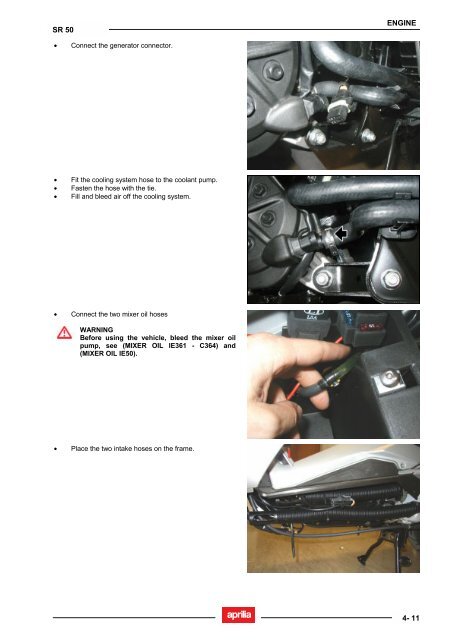 Aprilia SR 50 servicemanual - Scootergrisen