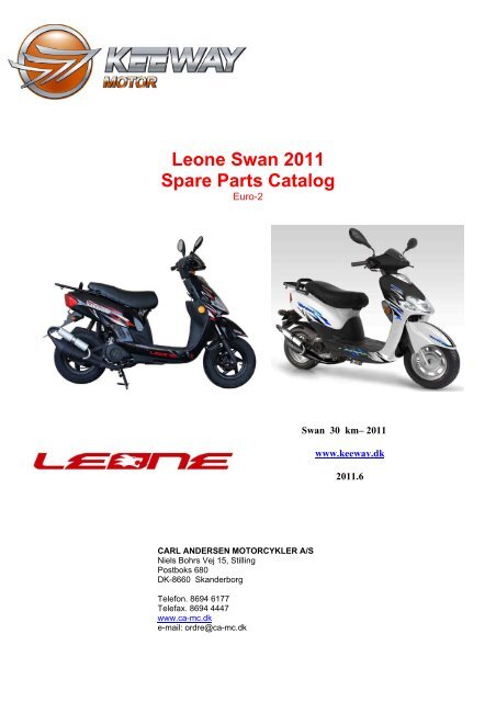 Leone Swan reservedele Scootergrisen