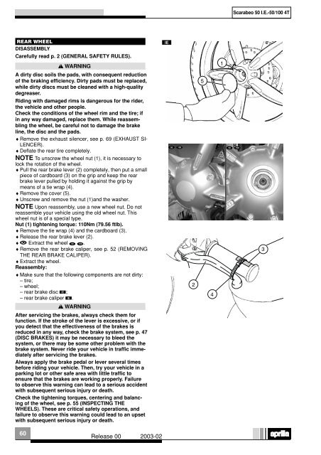 Aprilia Scarabeo 4T servicemanual - Scootergrisen