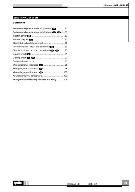 Aprilia Scarabeo 4T servicemanual - Scootergrisen