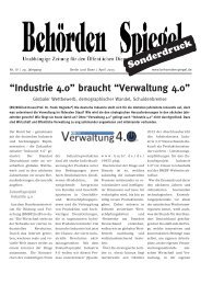 “Industrie 4.0” braucht “Verwaltung 4.0” - IVMhoch2