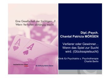 Psych. Chantal Patricia MÖRSEN - Stiftung Maria Ebene