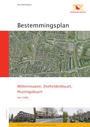 Bestemmingsplan Wittevrouwen, Zeeheldenbuurt, Huizingabuurt