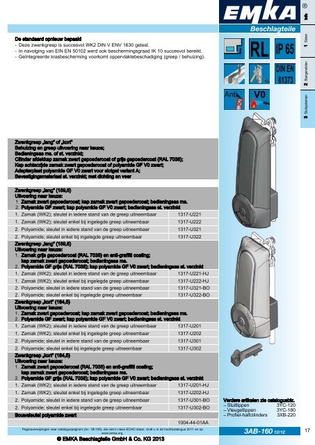 ECHO-2013 Afsluittechniek met systeem - NL EMKA Beschlagteile ...