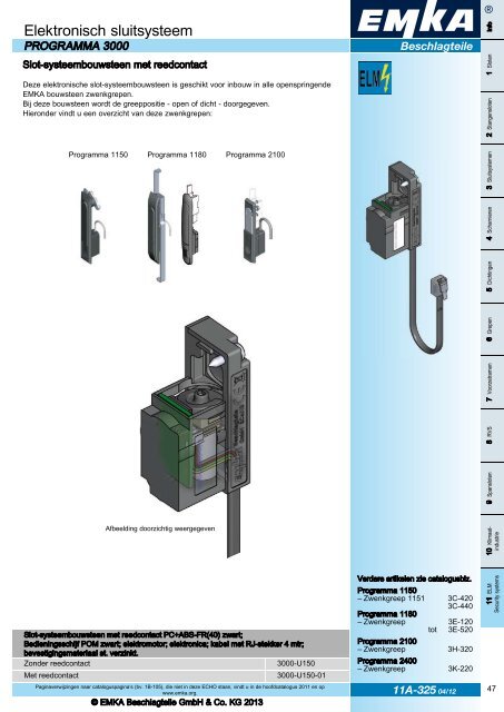 ECHO-2013 Afsluittechniek met systeem - NL EMKA Beschlagteile ...