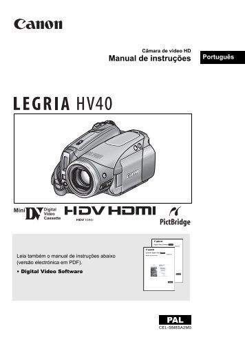 Manual de instruções PAL - Canon Europe