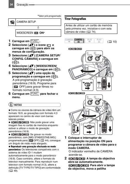 Manual de instruções PAL - Canon Europe