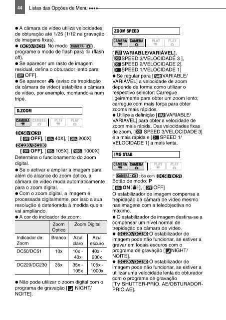 Manual de instruções PAL - Canon Europe