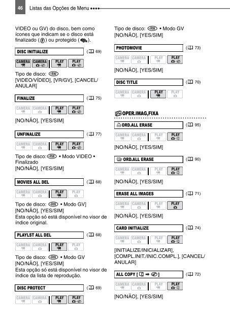 Manual de instruções PAL - Canon Europe