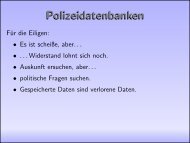 Polizeidatenbanken