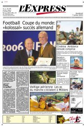 Edition du 7 juillet 2000