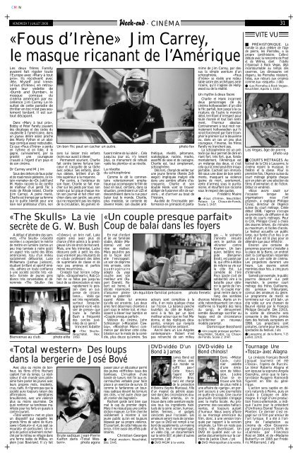 Edition du 7 juillet 2000