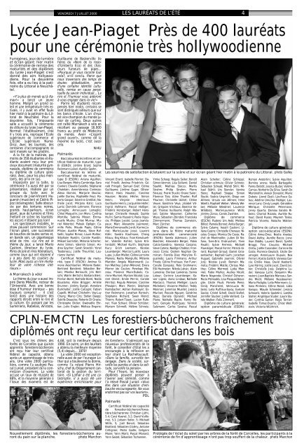 Edition du 7 juillet 2000